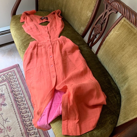 Reformation Gisela Linen Dress, Size 2 - Picture 2 of 6